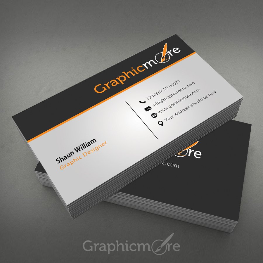 clean corporate business card