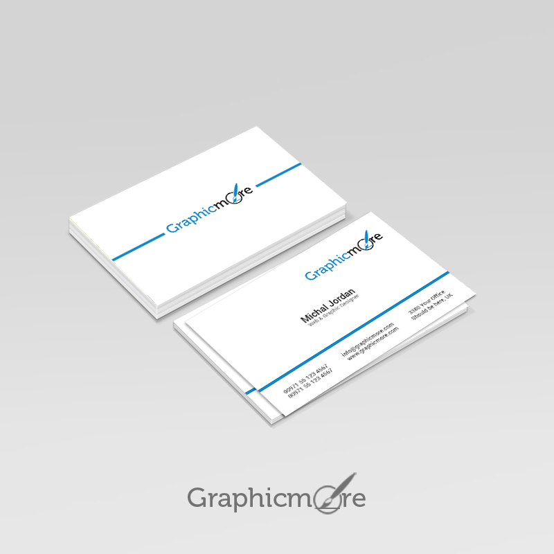 Creative Blue Business Card