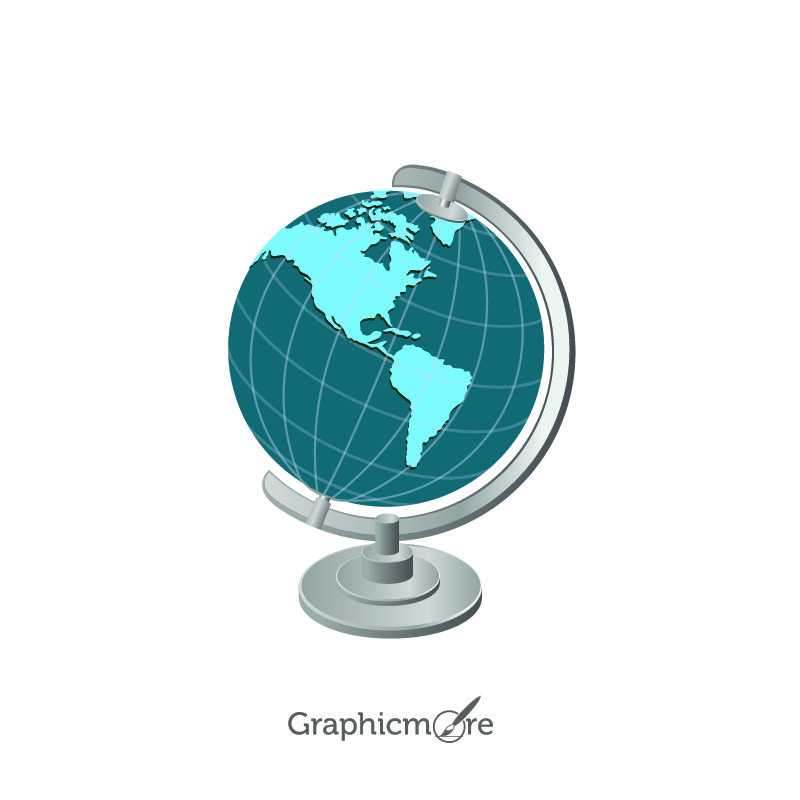 Globe Free Vector Icon Design File Download by GraphicMore