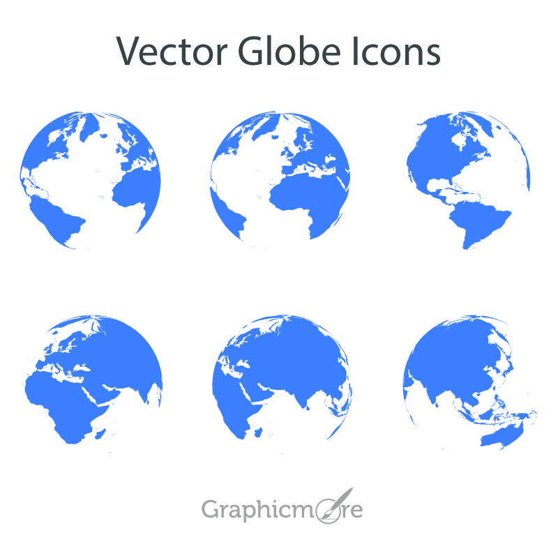 Free Vector Globe Icons Design