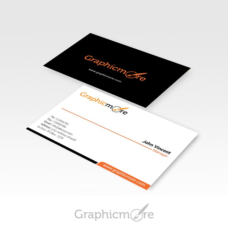 clean business card design