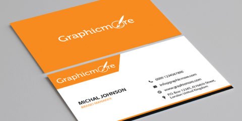 Corporate Business Card Template Design Free PSD File
