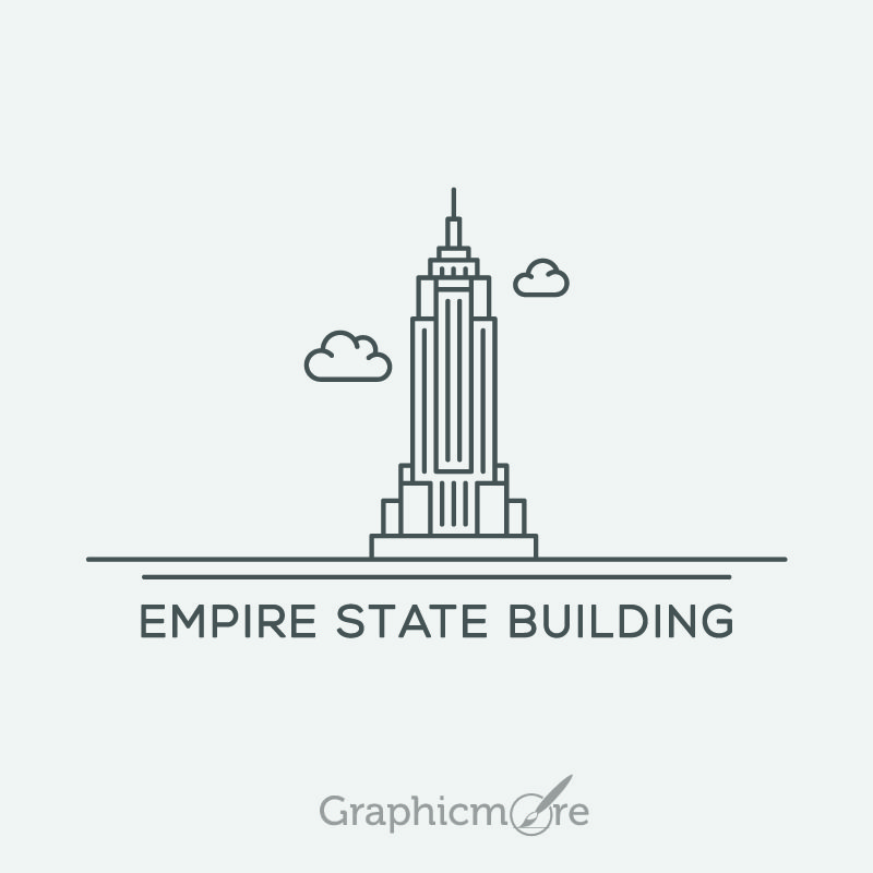 Empire State Building Vector File