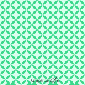 Geometric Green Background Pattern Design
