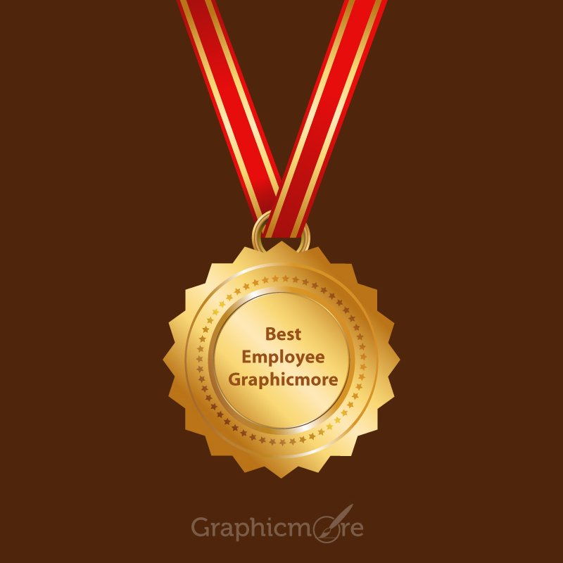 Download GraphicMore Gold Medal Design Free Vector File Download