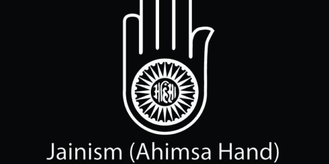 Jainism Ahimsa Hand Symbol Design Free Vector File