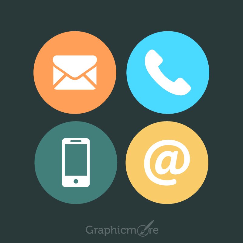 Download Communication Icons Set Design Free Vector Download