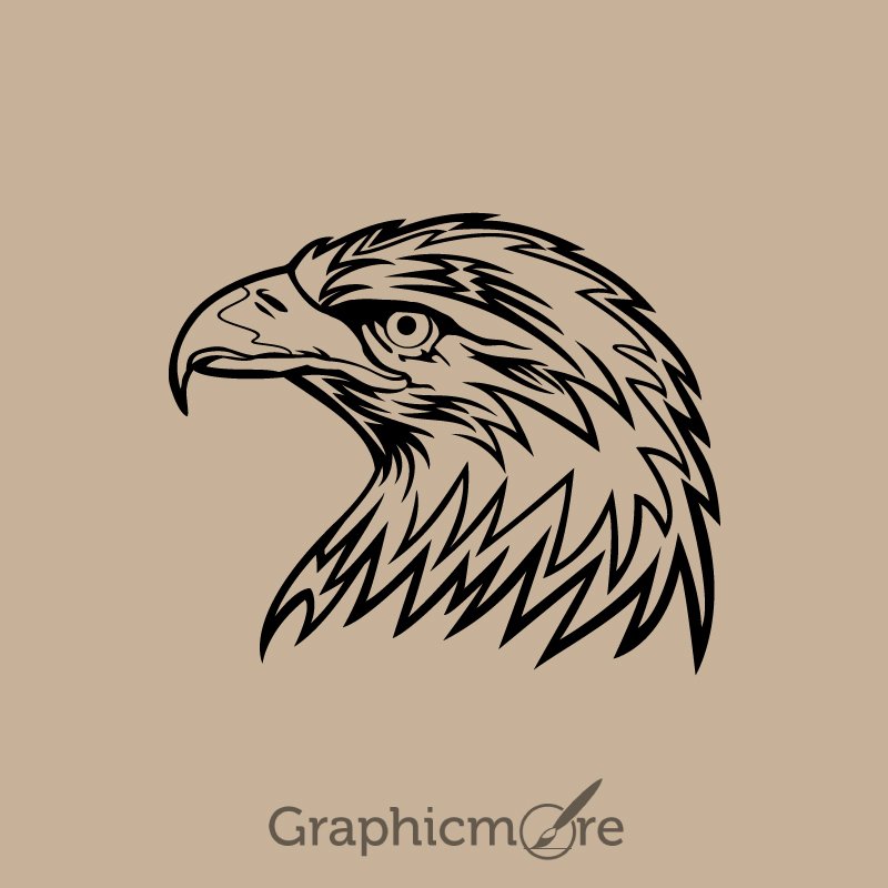 Download Eagle Head Design Free Vector Download by GraphicMorw