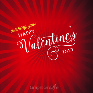 Happy Valentines Day Card Background Design Free Vector File