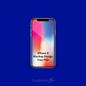 iPhone X Mockup Template Design Free PSD Download
