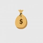 Bag of Money Icon Design Free Vector Download