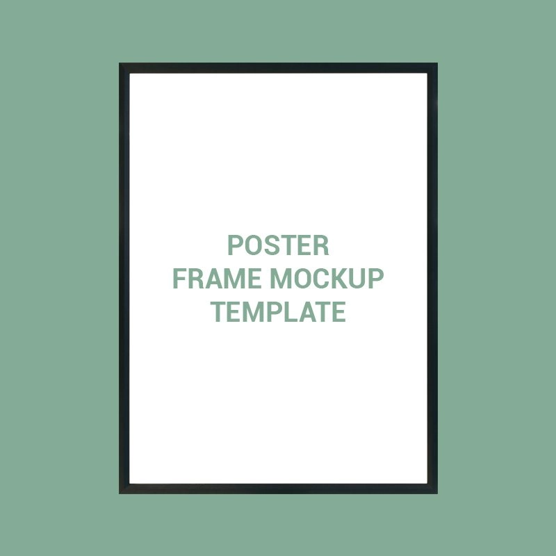 Poster Frame Mockup Template Design Free PSD Download