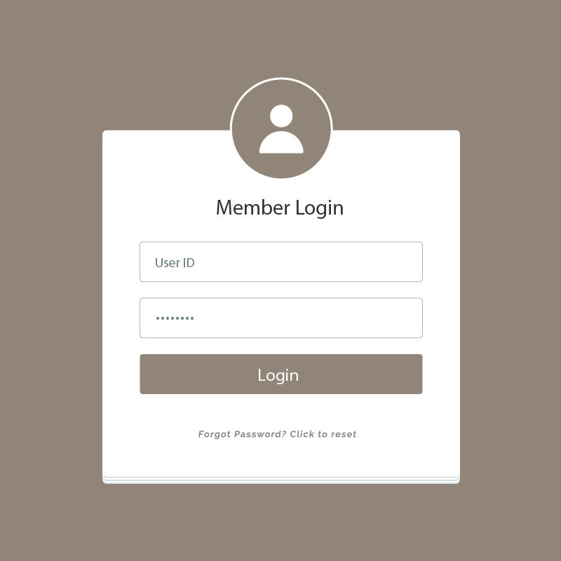 Creative Login Form Ui Template In Dark Theme Vector Image Bank2home