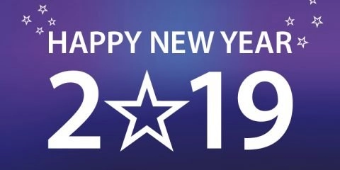Download Happy New Year 2019 Banner Card Design