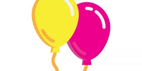 Free Vector Balloons for Birthday Party Celebration