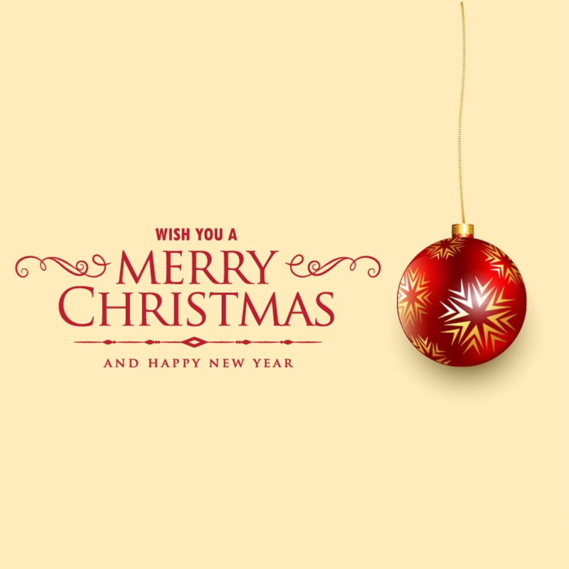 Merry Christmas Card Design Free Vector Download By GraphicMore