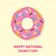 Download Free Happy National Donut Day Card Vector Design