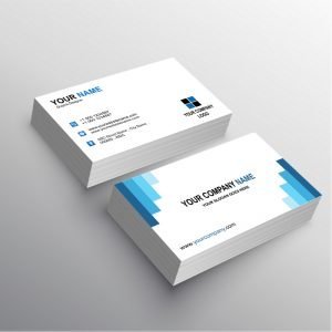 Clean & Elegant Business Card Template Free PSD Download