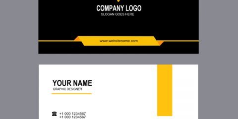 Construction Or Real Estate Professional Business Card Design Free PSD