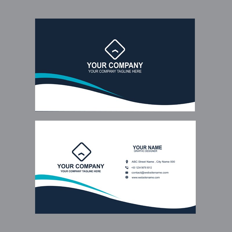 business card template adobe photoshop free design