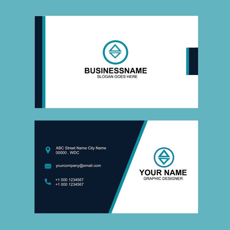 free template business card psd