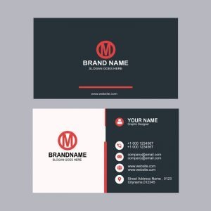 Elegant & Creative Company Business Card Template Design Free PSD Download