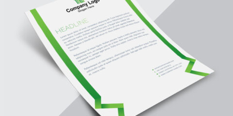 Business letterhead free download in the vector format