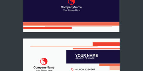Clean & Professional Business Card Design Free PSD Download