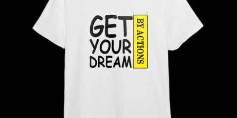 White T-shirt design free download in the vector formats