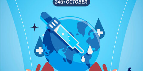 24th October World Polio Day Template vector download