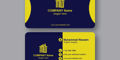 Premium Download free visiting card in the vector format
