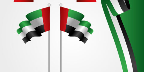 United Arab Emirates Day template free download in the vector format