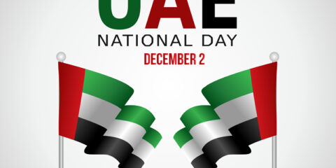 UAE National Day template free download vector