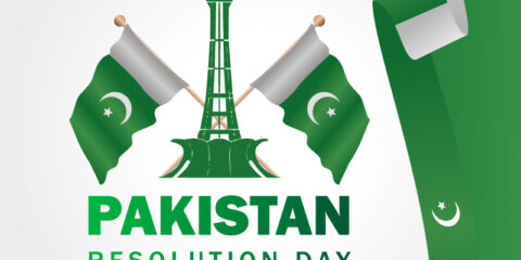 23 March Resolution Day of Pakistan free templates download in the vector format