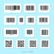 Free Barcode and QR scanner design download in the vector formats