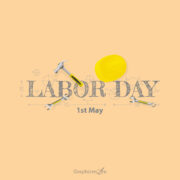 Happy Labor Day 1st May templates free download in the vector formats