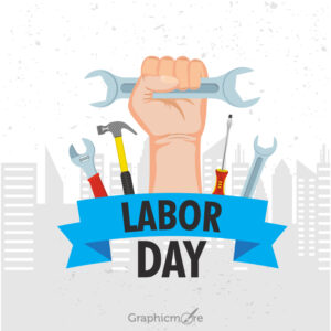 Labor Day templates banner free download in the vector Ai files