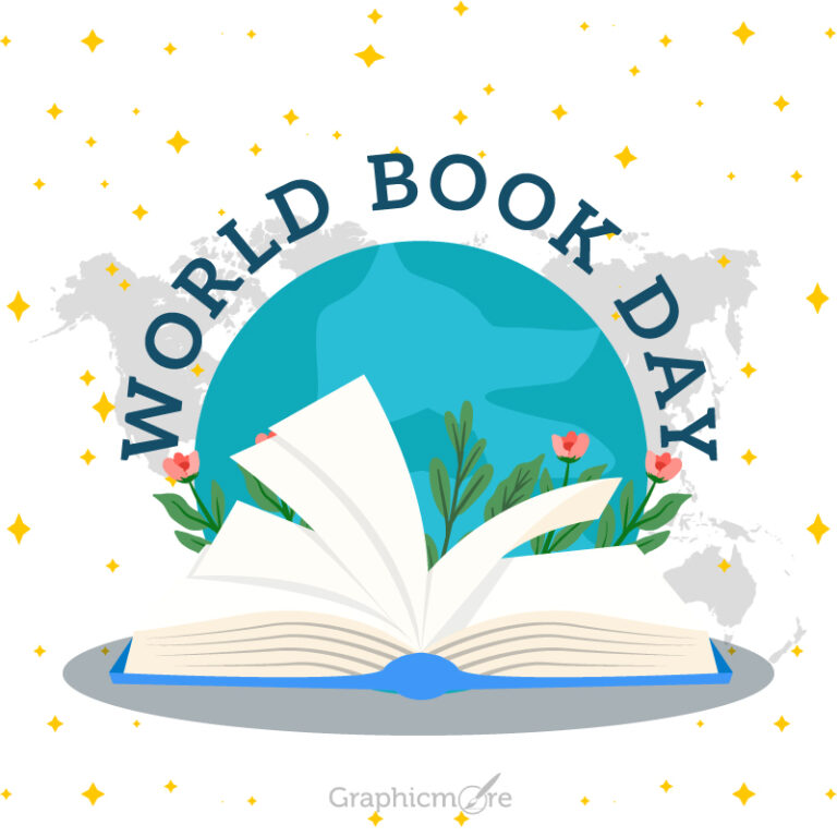 World International Books Day 23rd April Template free download in the ...