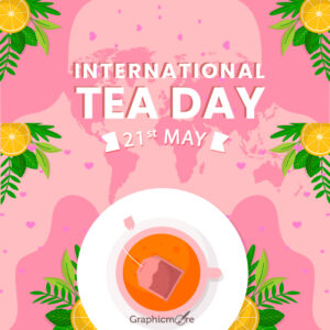 21st May International Tea Day templates free download in the vector formats