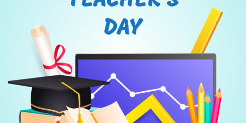 International Happy Teacher's Day free templates design download in the vector format