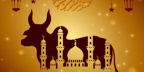 Best Eid ul Adha Mubarak Greeting banner free download in the vector formats