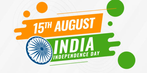 15th August Happy India independence day banner free download in vector format