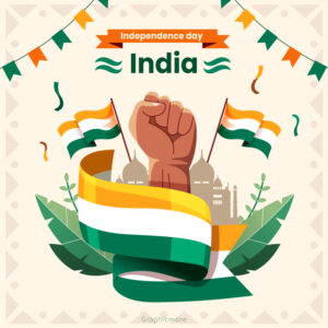 15th August independence day of  india free download in the vector format