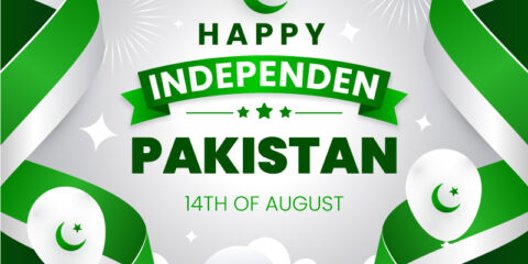 Happy Pakistan independence day free vector format download